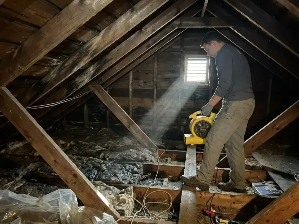 attic-water-damage-drying-proc-007 — frequently asked questions, Emergency Water Extraction & 24/7 Flood Response in Green K…